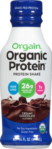 Pack of 4 Orgain Natural Protein Shakes - Creamy Chocolate Fudge Taste